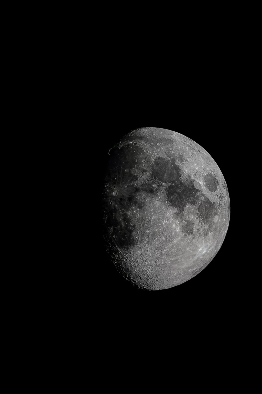 My first attempt at photographing the moon.
