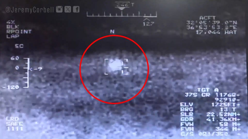 One of the videos requested, titled “Syrian UAP instant acceleration,” was released in February by journalist Jeremy Corbell. JeremyCorbell/X