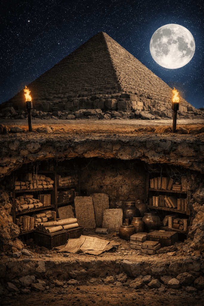 "What lies beneath"?