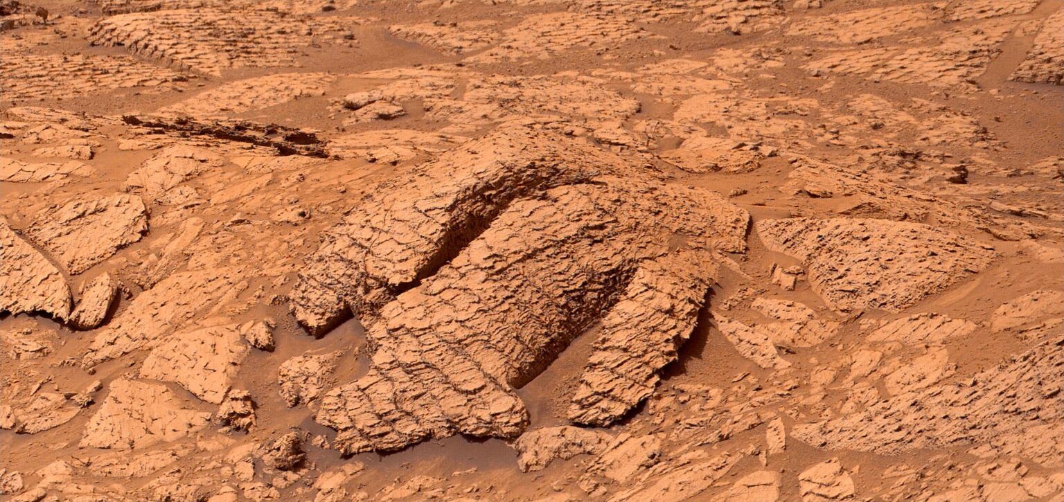 Fascinating rock formations on Mars
