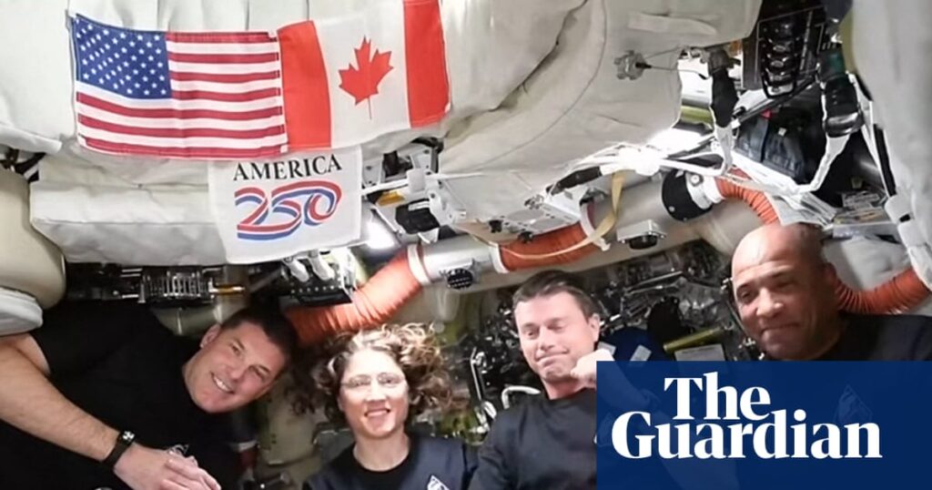 Trump tells Artemis II crew he saved Nasa despite trying to slash agency’s budget