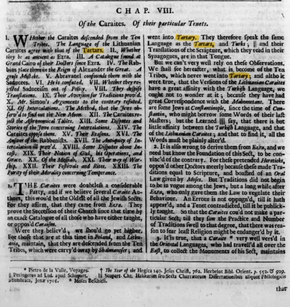 Were the Israelites Tartarians?