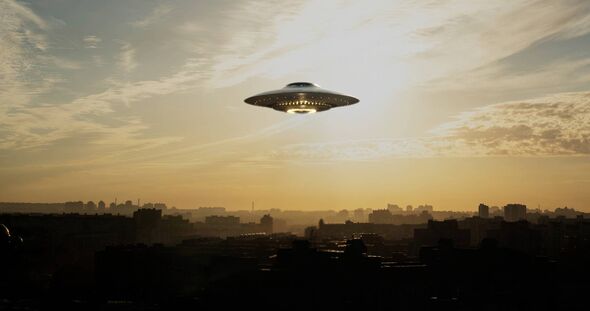 An unidentified flying object 
