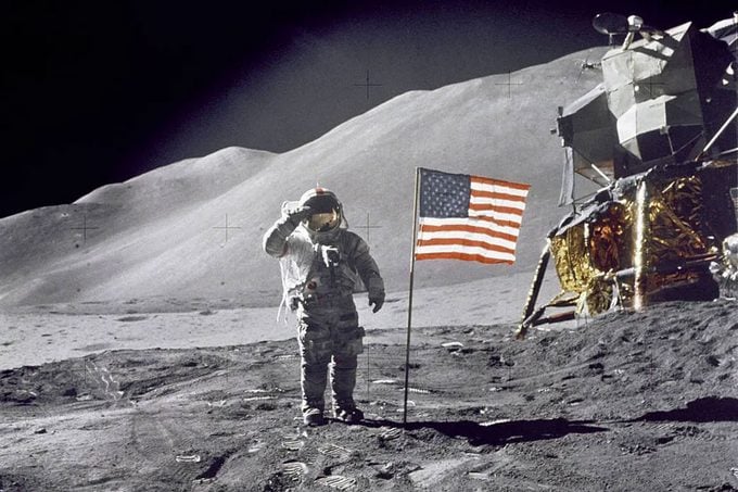 Apollo 15 Commander Dave Scott Salutes