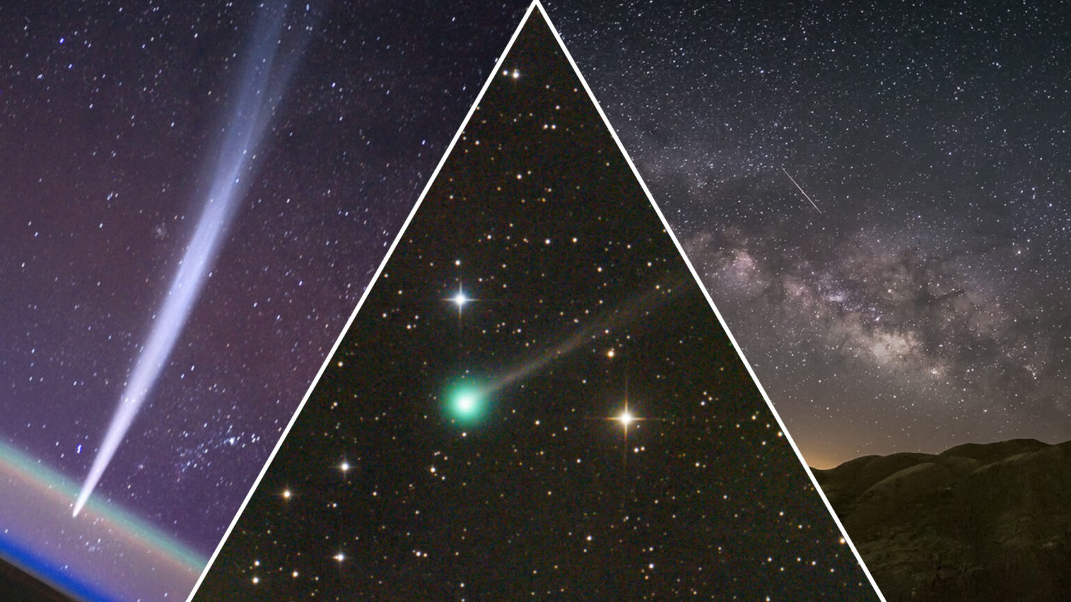 Look up in April for two comets and the Lyrid meteor shower