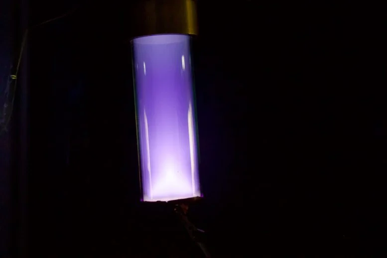 Cosmic Dust Gas Mixture in a Tube
