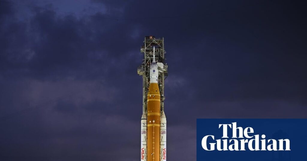 Artemis II launch: crowds gather for glimpse of historic Nasa moon mission | Fully crewed rocket will head to moon from Florida – first time since 1972 that humans will have left lower Earth orbit