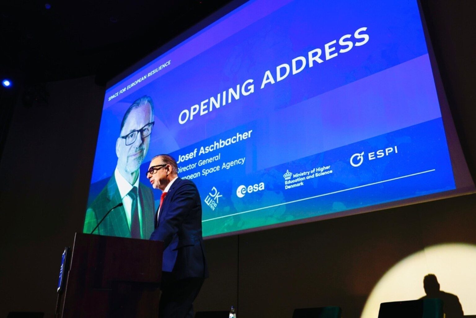 ESA Director General address, Brussels 28 October