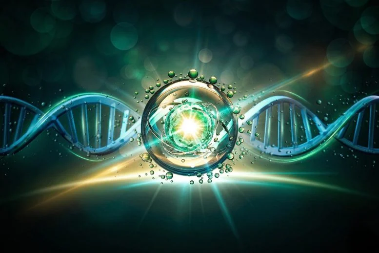 Glowing DNA Origin of Life