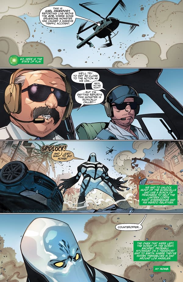 Interior preview page from Green Lantern #34