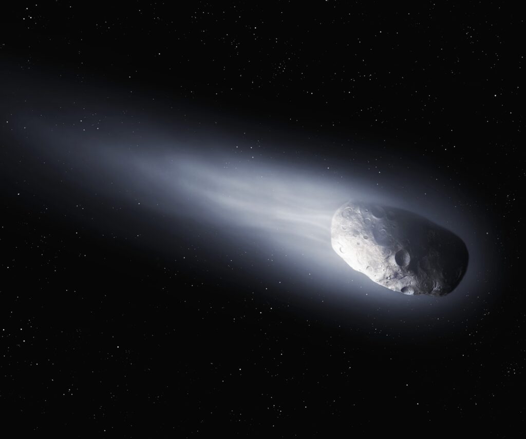 Alien comet reveals hidden layers after close brush with the Sun