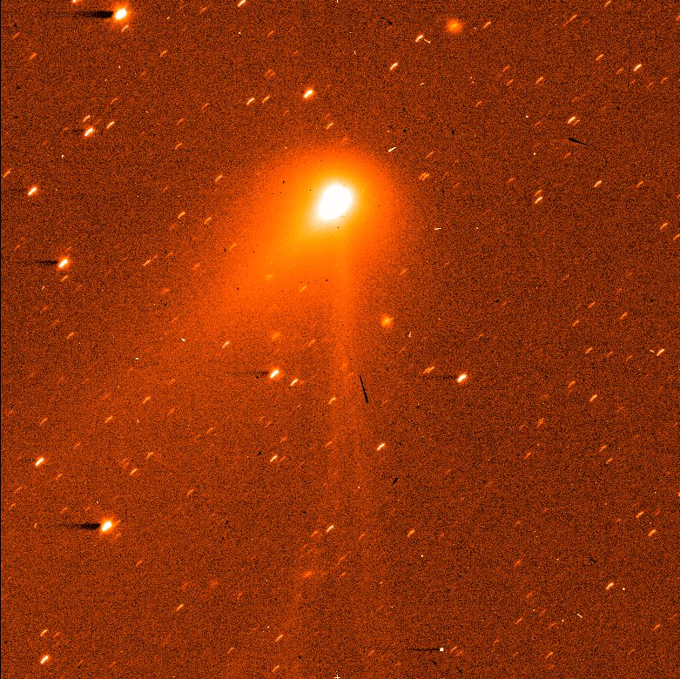 Comet 3I/ATLAS in different colours