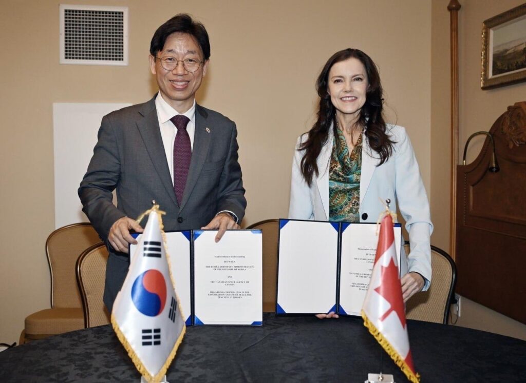Canada, South Korea deepen ties with space cooperation agreement
