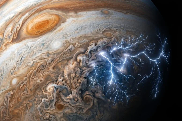 Lightning Storm Jupiter