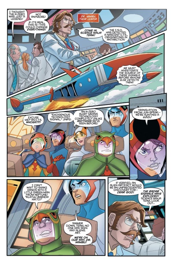 Interior preview page from Gatchaman #17