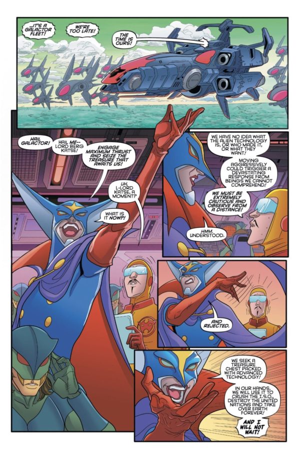 Interior preview page from Gatchaman #17