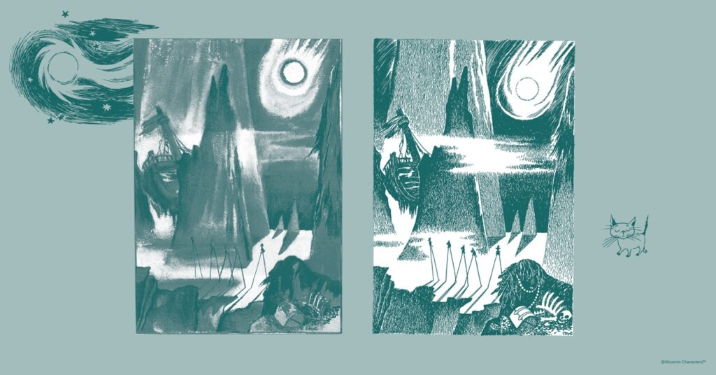 The transformations of Comet in Moominland