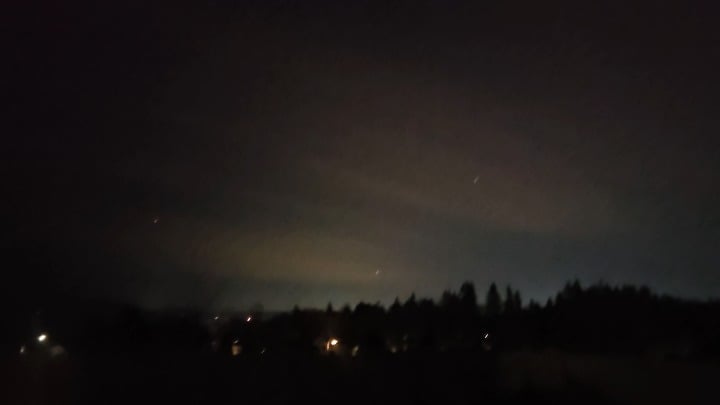 Its every night here in Monroe,Wa. April 4th at 11:30pm