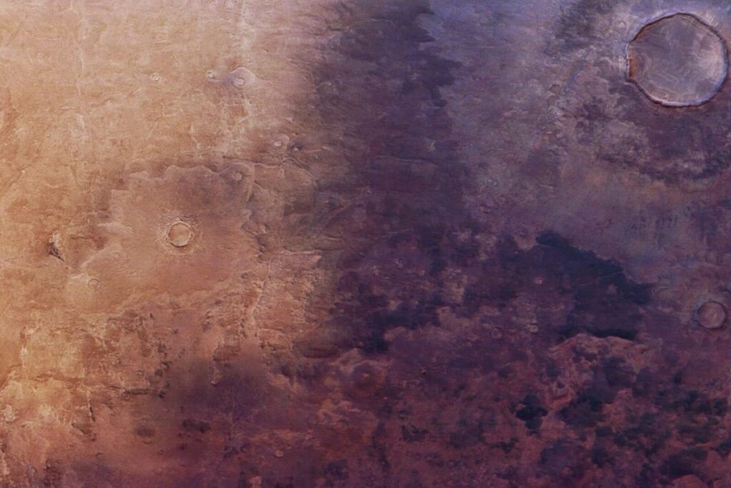 ESA's new image of Mars shows stark contrast to NASA's iconic 1976 picture