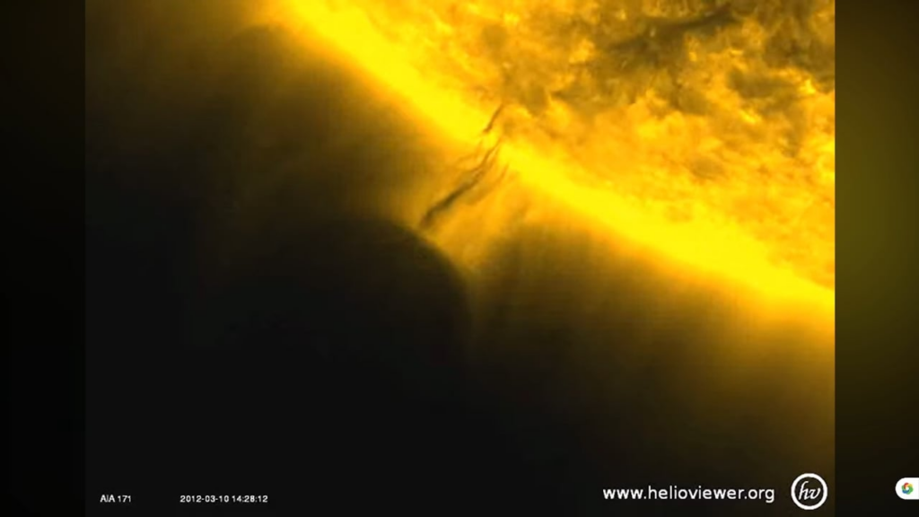 Serious:  Jupiter Sized Object Caught by NASA Solar Dynamics Observatory (SDO) - Gives New Meaning to Sun Grazing