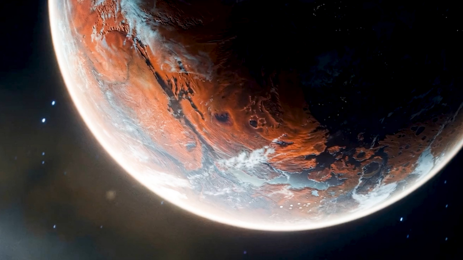 4.4 billion years ago, Mars had vast oceans and a protective magnetic shield. I made a cinematic documentary about how it lost its water and became the Red Planet.