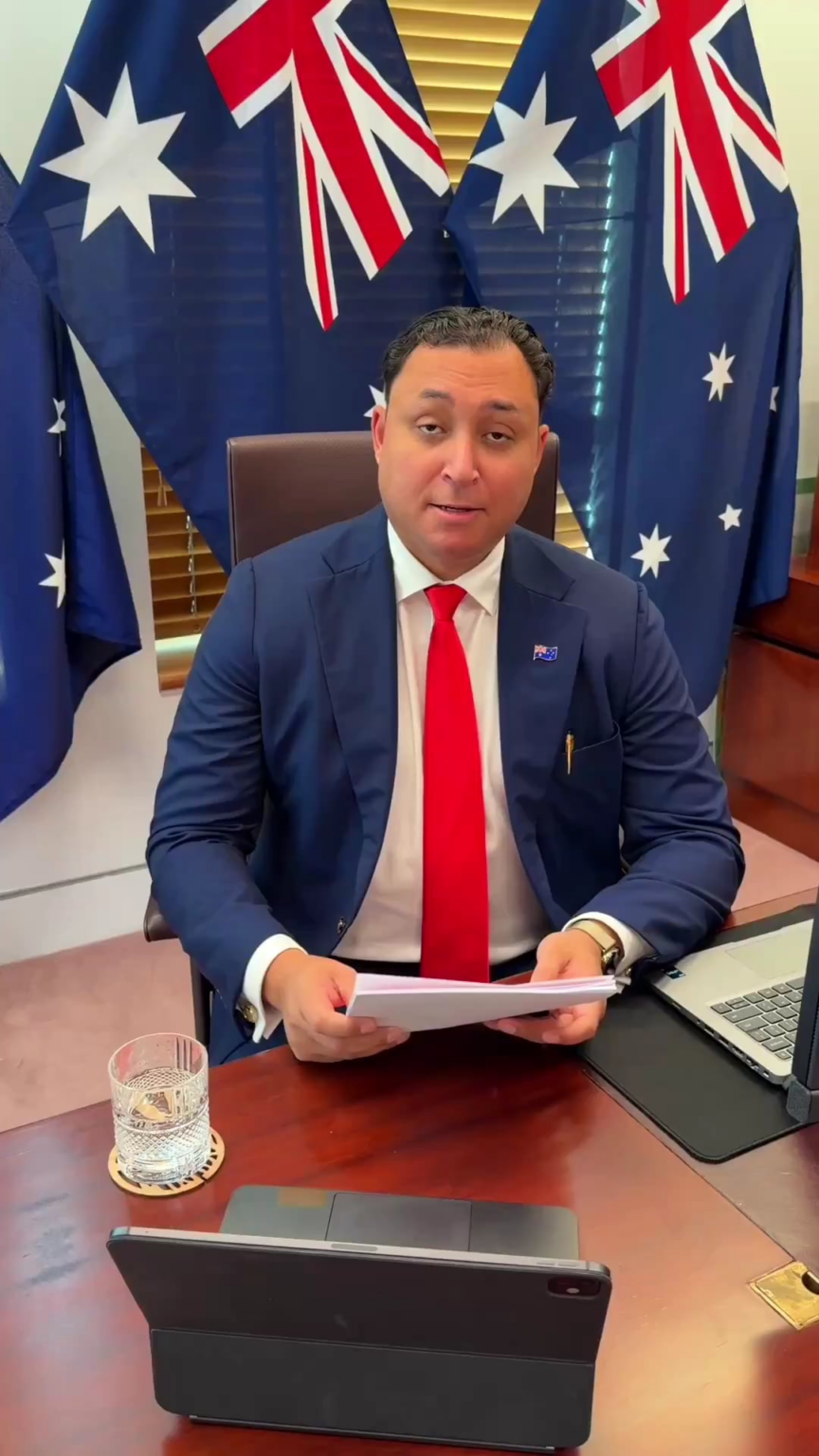 Australian Senator Ralph Babet, After Top-Secret Briefing, This Morning: "They Walk Amongst us, They're at Area 51, and there are even Alien-Human Hybrids" | Senator Babet Promises to Fight for Transparency & Accountability & Claims "More to Come", saying "Stay Tuned."