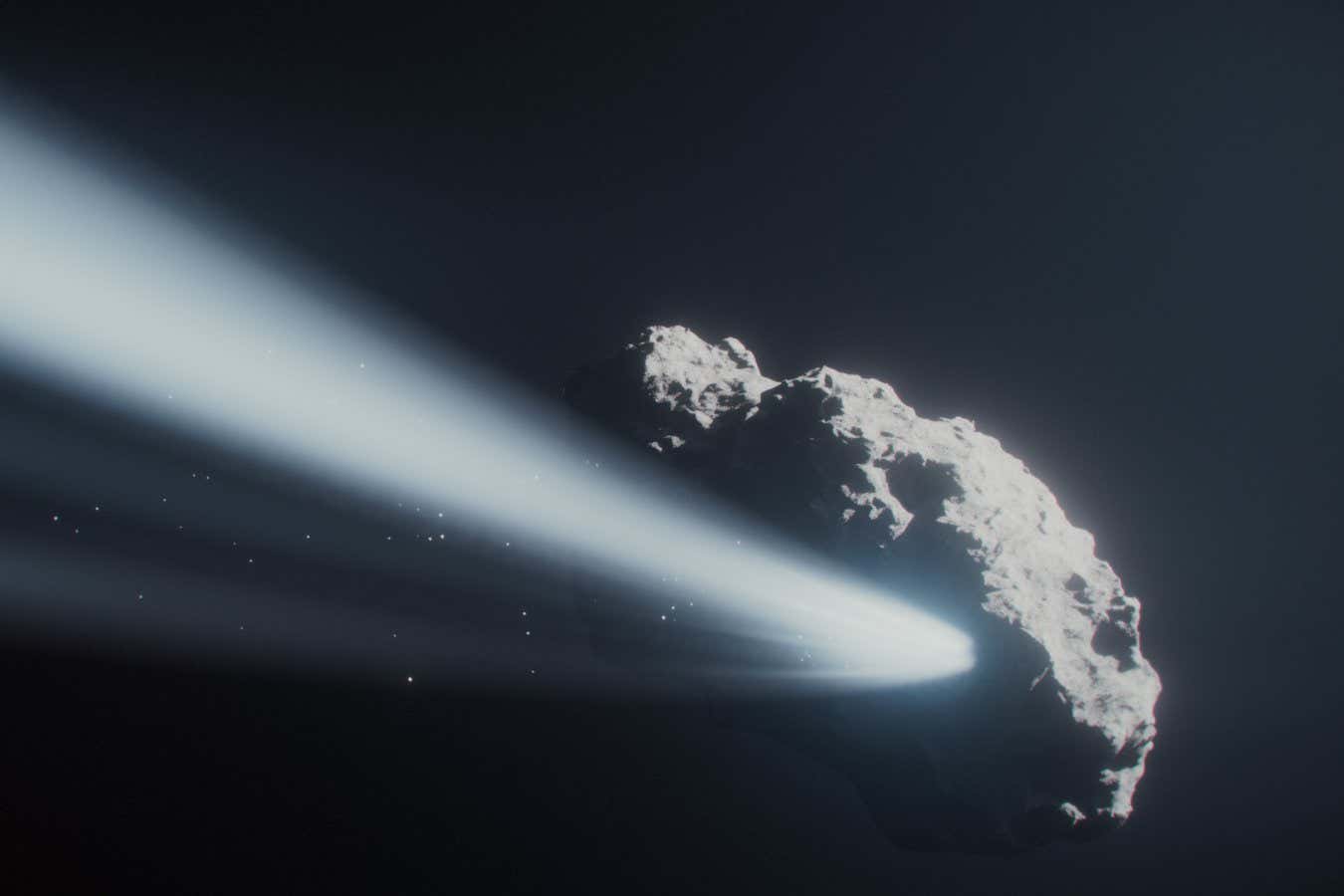 artist's concept of comet 41P
