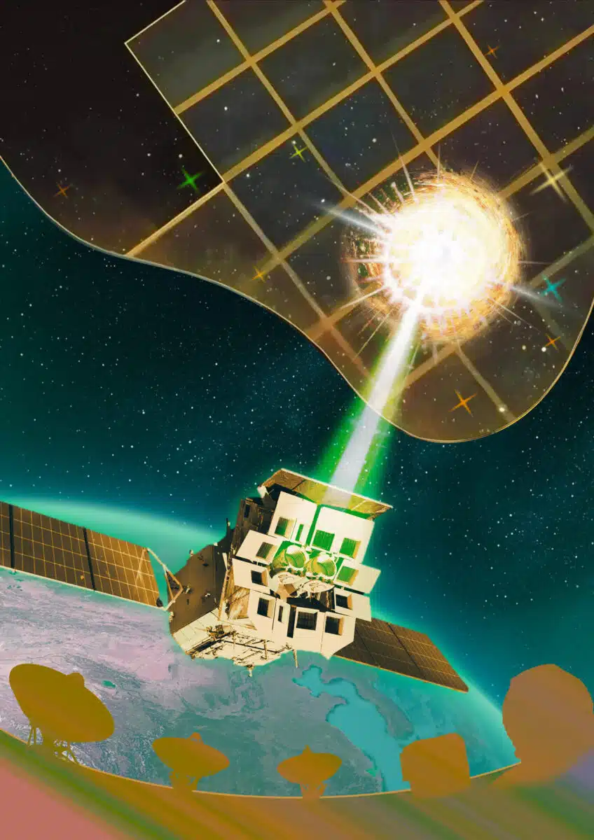 The Einstein Probe Telescope Capturing An Intense Burst Of Energy From Deep Space