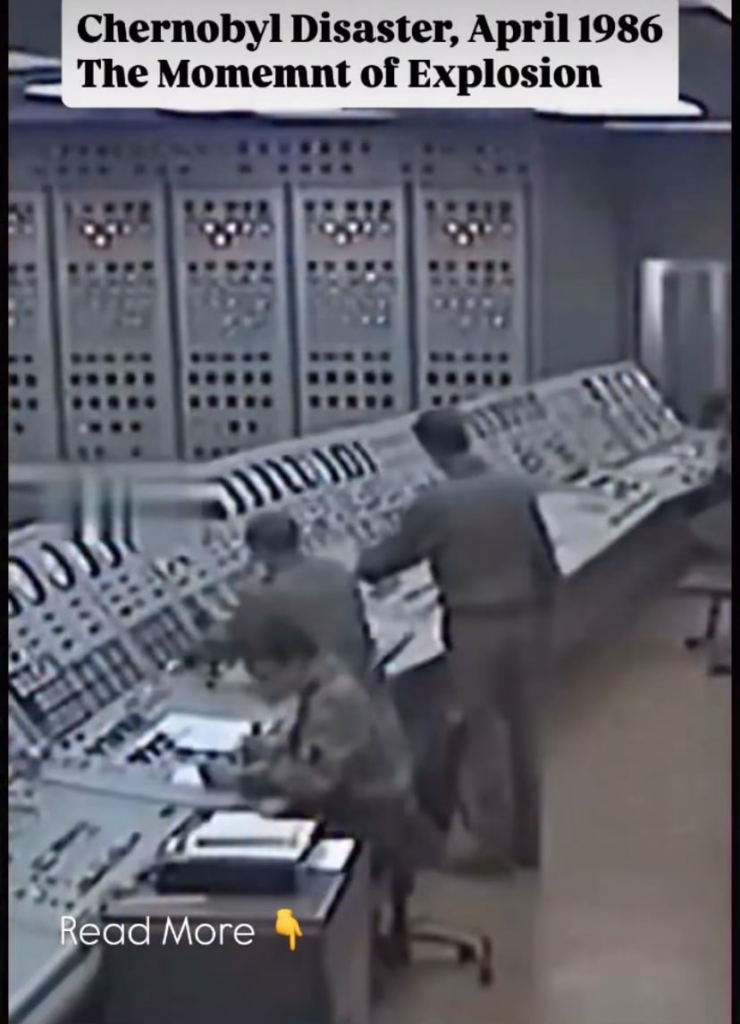 Chernobyl disaster. 40 years