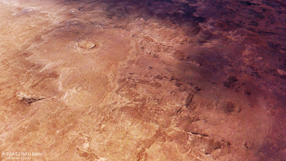 Zooming in on a crater