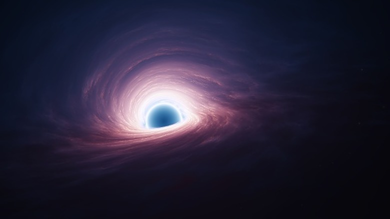 black hole digital concept art