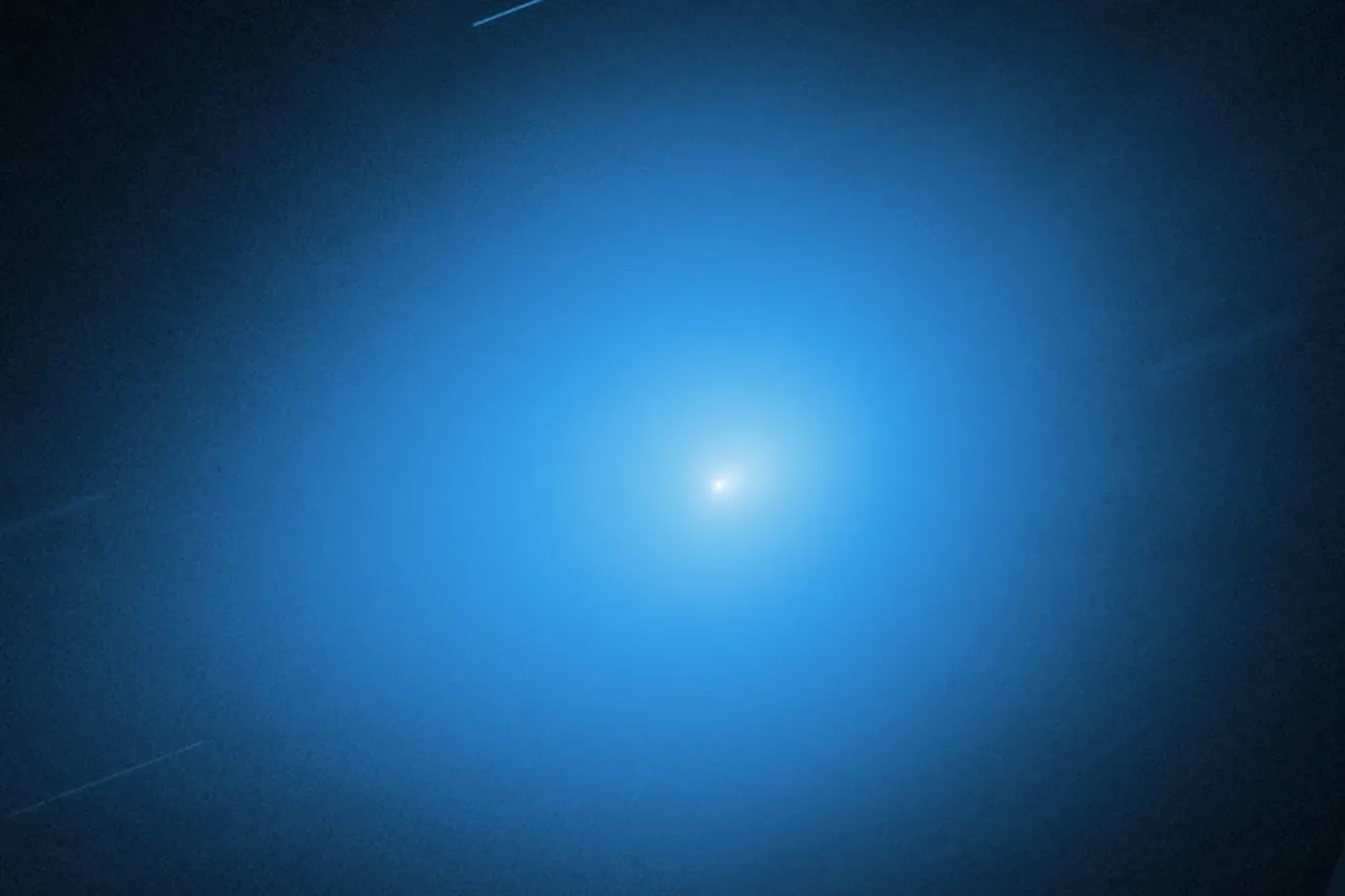 Interstellar comet 3I/Atlas captured by the Hubble Space Telescope.