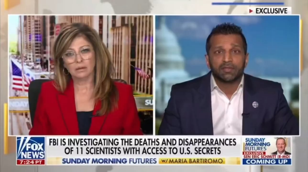 “We’re going to look for whether there are connections to access to classified information and/or foreign actors, then produce that information to the White House & world.”