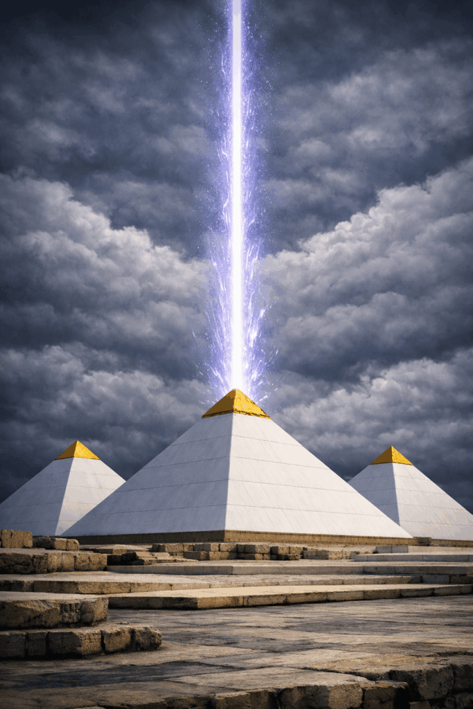 "What do you think the pyramids were for"