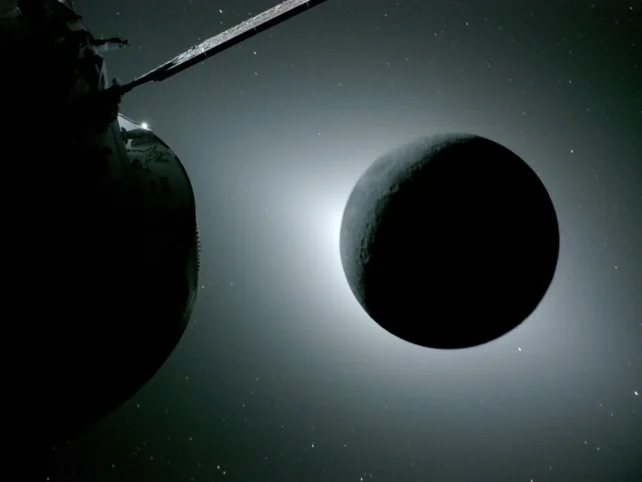 A stunning high-resolution photo of the lunar solar eclipse 