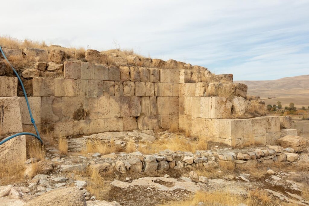 Ancient Urartian site of Çavuştepe [OC]
