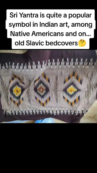 Is it because it is just easy to come up with it independently on different continents (it's basic geometry after all) or