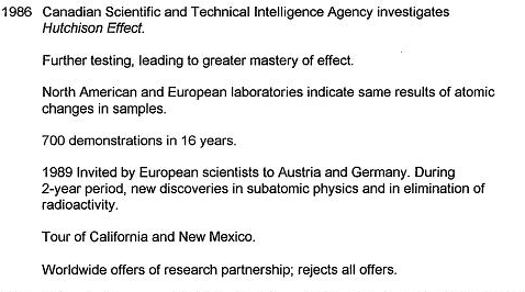 Possible correlation: Hutchison File mentions New Mexico testing in the late 80s, while Bob Lazar claimed Russian scientists were abruptly removed from S4 around the same time