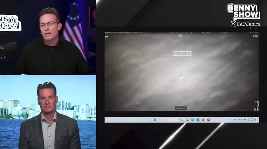 Benny Johnson says U.S. fighter pilots tell him “red orb” UFOs approach their jets midair then “zoom off” and “go in and out of the ocean” - Rep. Greg Steube: “Our Govt cannot explain what these are. The U.S. does not have vehicles that can travel at the speeds these travel at.”