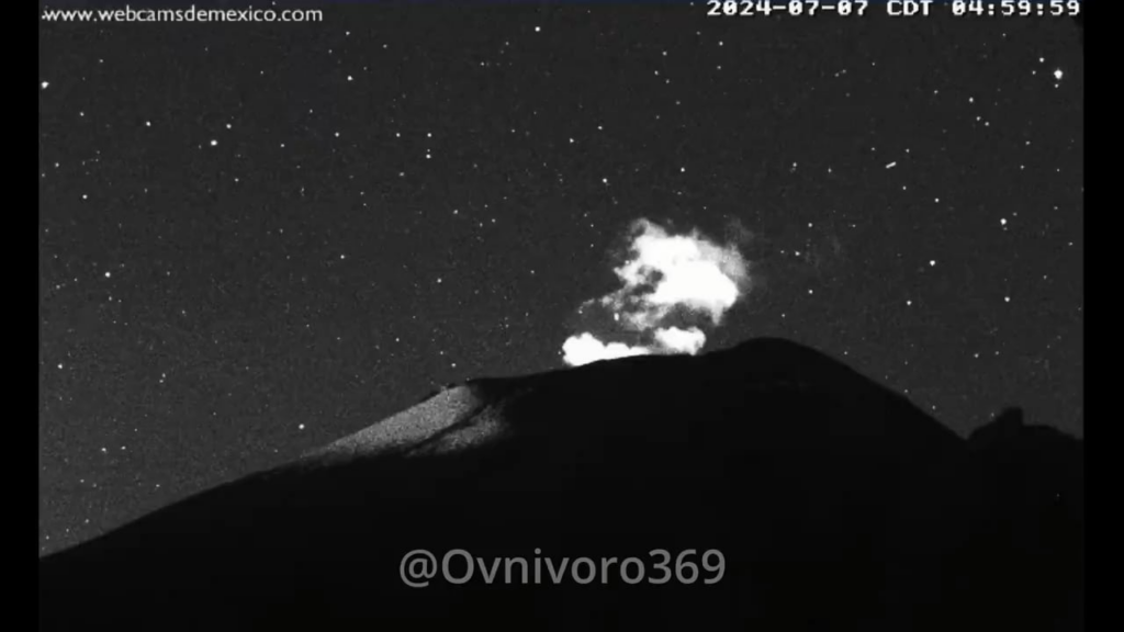 UAP expands like a balloon over Mexican volcano