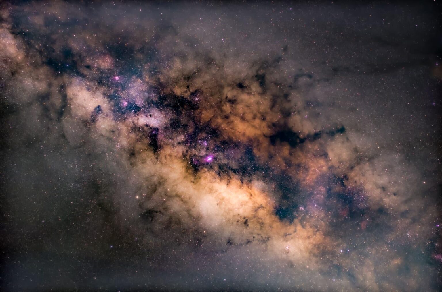 The Milky Way captured from Monte Bello Open Space Preserve (1-Hour Integration) The Milky Way captured from Monte Bello Open Space Preserve (1-Hour Integration)