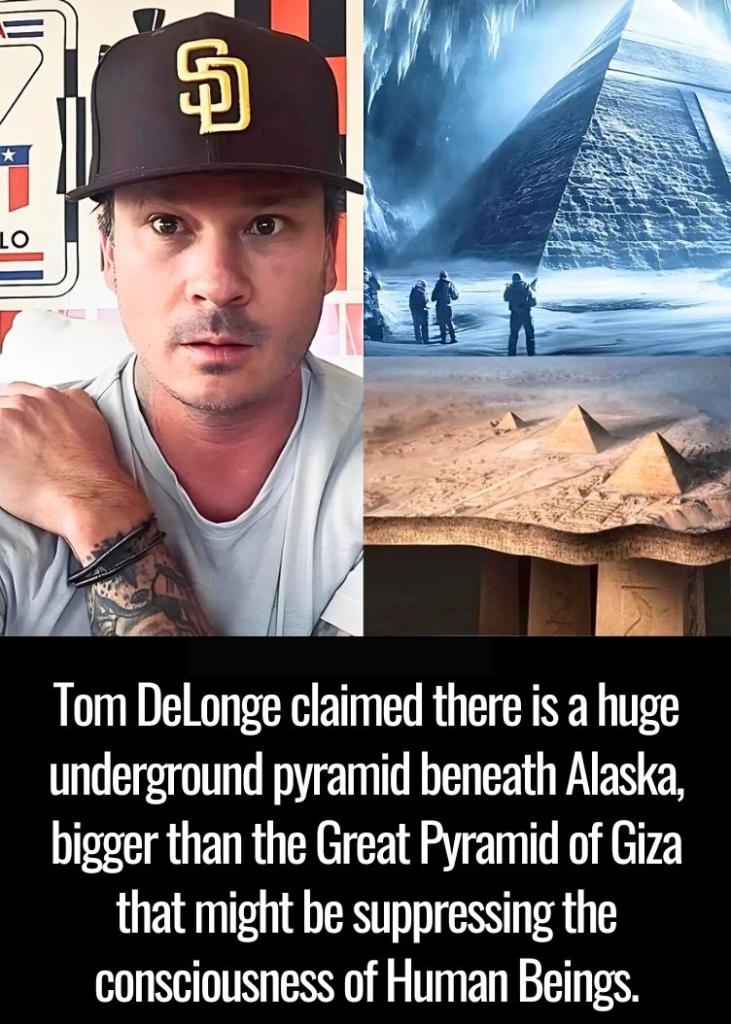 Tom DeLonge Claimed There’s A Massive Underground Pyramid In Alaska, Larger Than The Great Pyramid Of Giza, Potentially Suppressing Human Consciousness