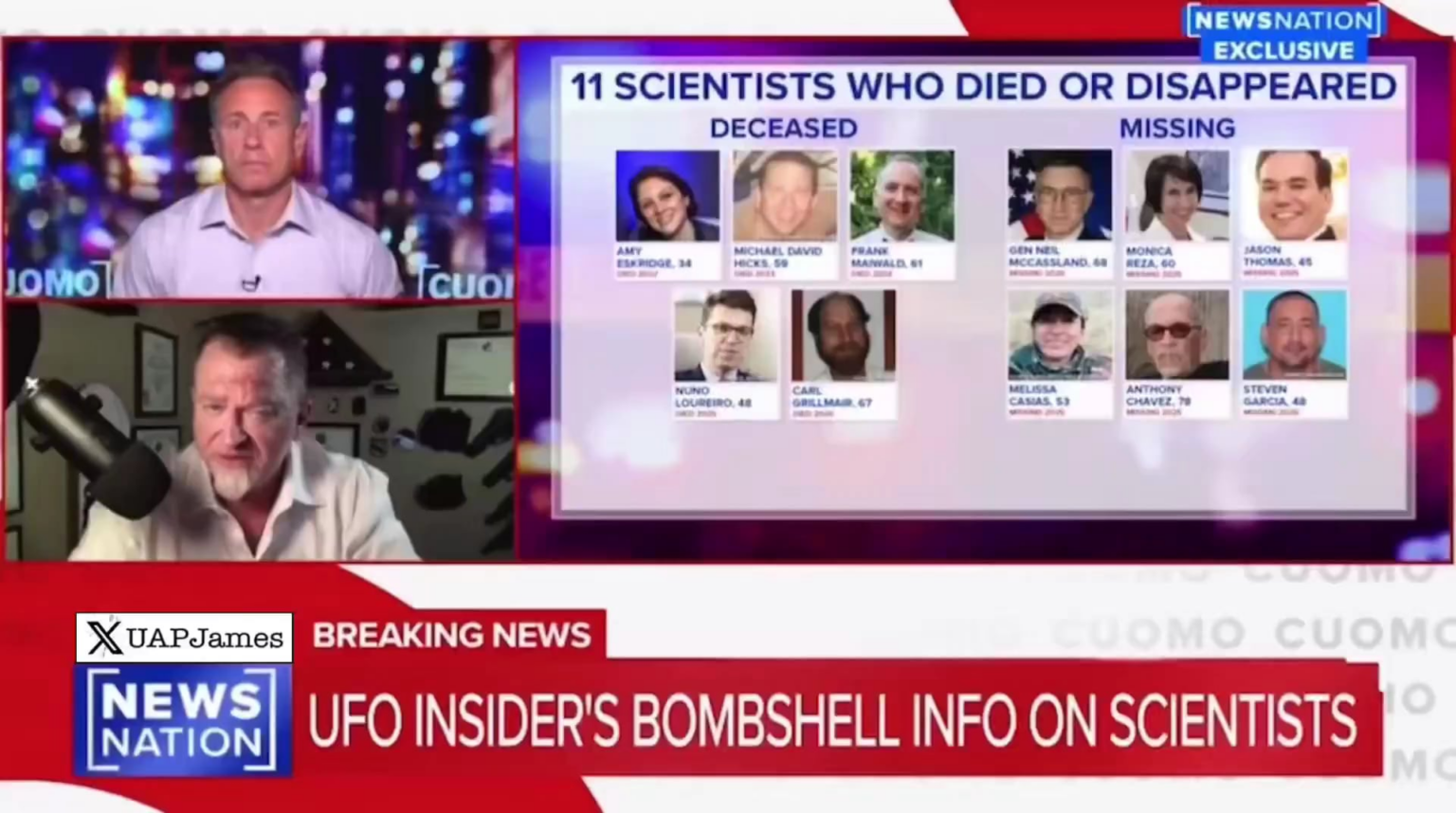 NEW: Lue Elizondo says a legacy UFO program engineer and a DOE OIG Special Agent whistleblower with knowledge of UAP files both mysteriously died while in talks with himself and Christopher Mellon