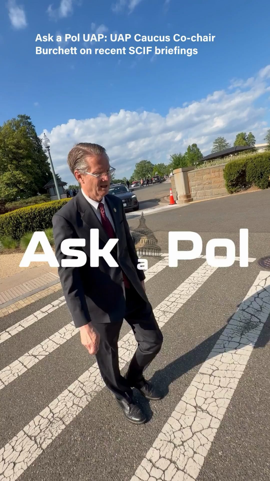 NEWS: UAP Caucus Co-chair in 2 classified SCIF briefings in past week