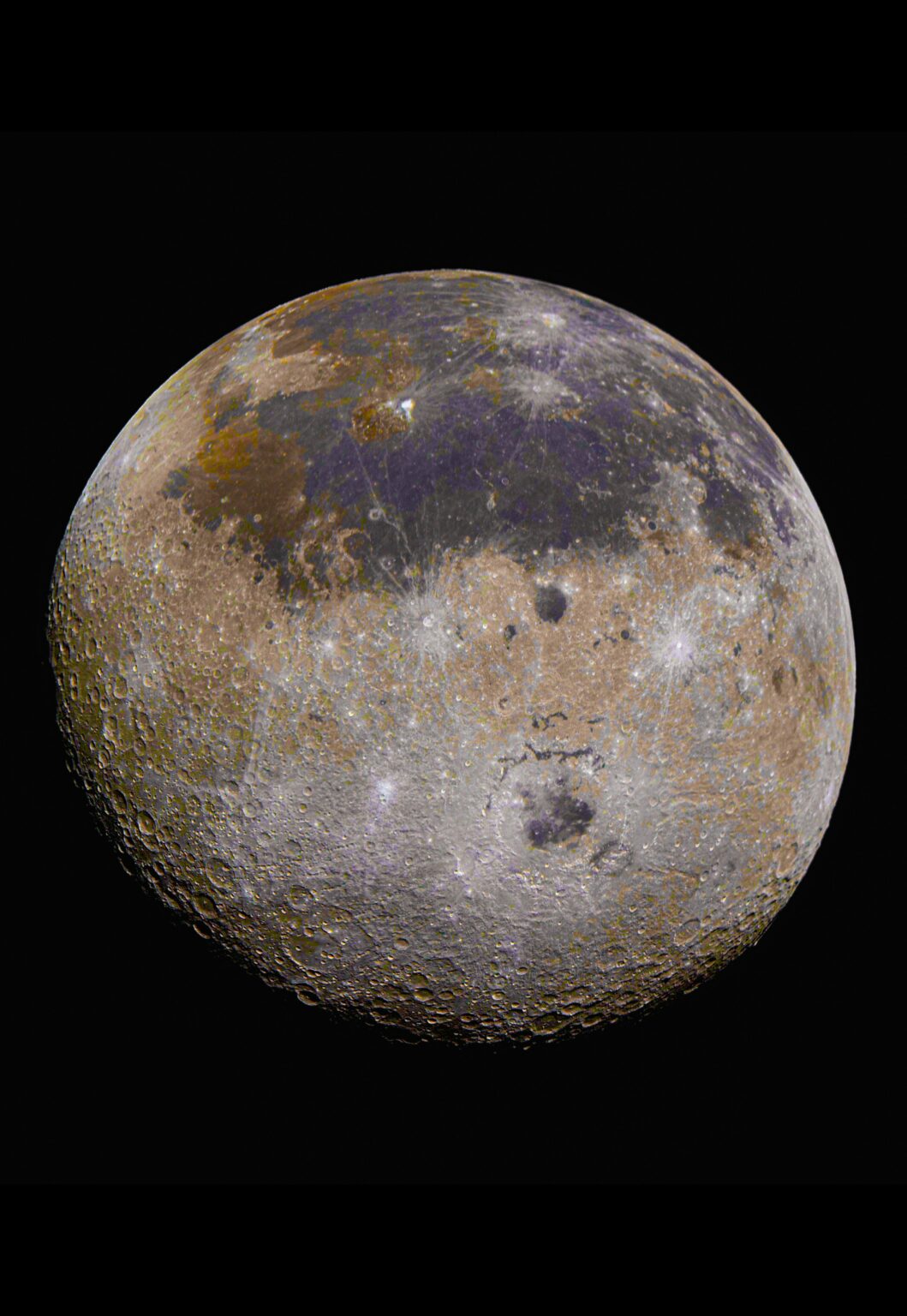 Re processed NASA’s latest image of the Orientale Basin