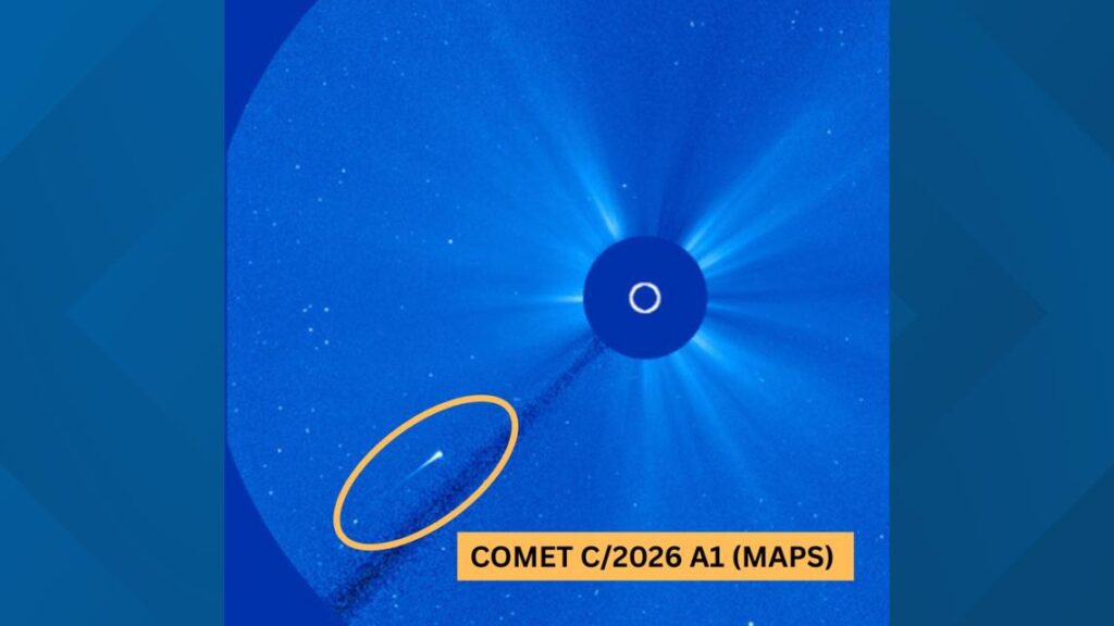 Comet destroyed by the sun over the weekend
