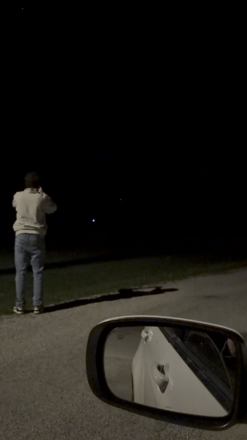 Orbs in the night sky