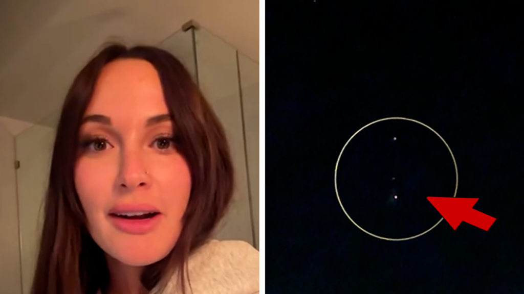 Kacey Musgraves Shares Videos of Alleged UFOs Escorting Her Flight, Watch