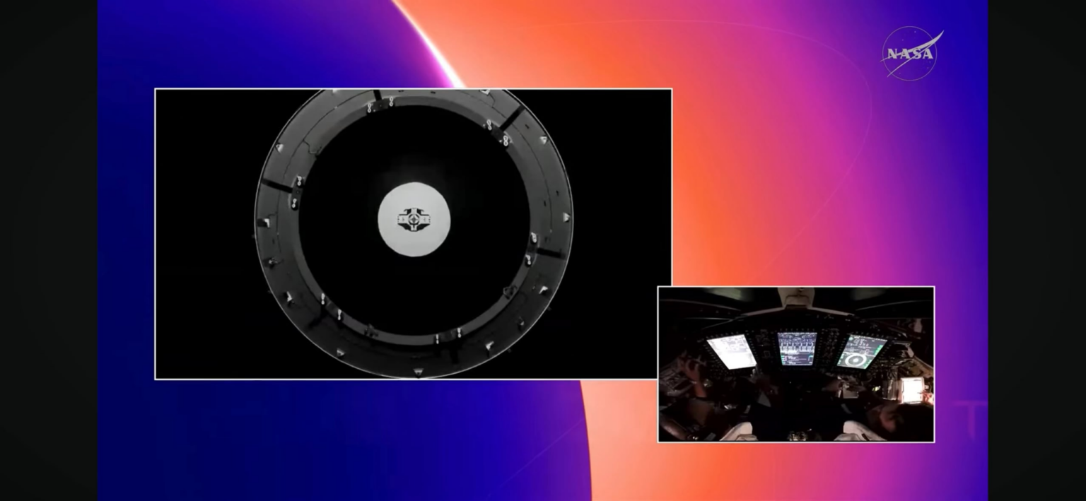 First UFO spotted during Artemis mission?