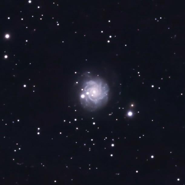 This Is Likely One Of The Smallest Targets Ive Imaged Thus Far, Say Hello To The Sliced Onion Galaxy.